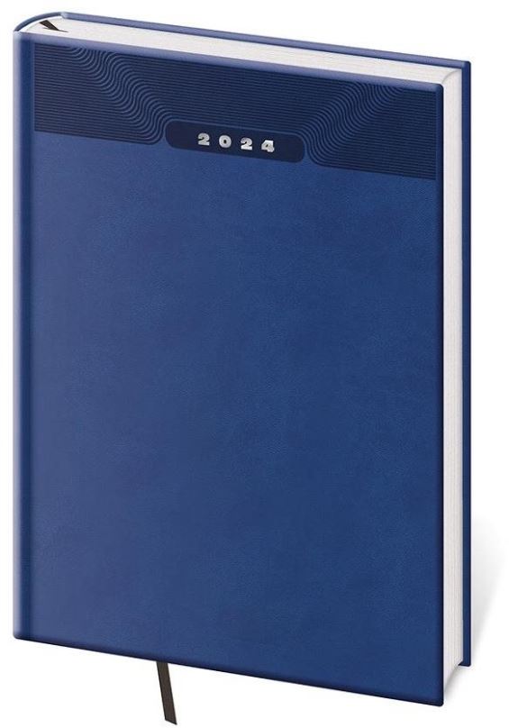 Týdenní diář Helma Diář týdenní A5 - Print Classic - modrý 2024
