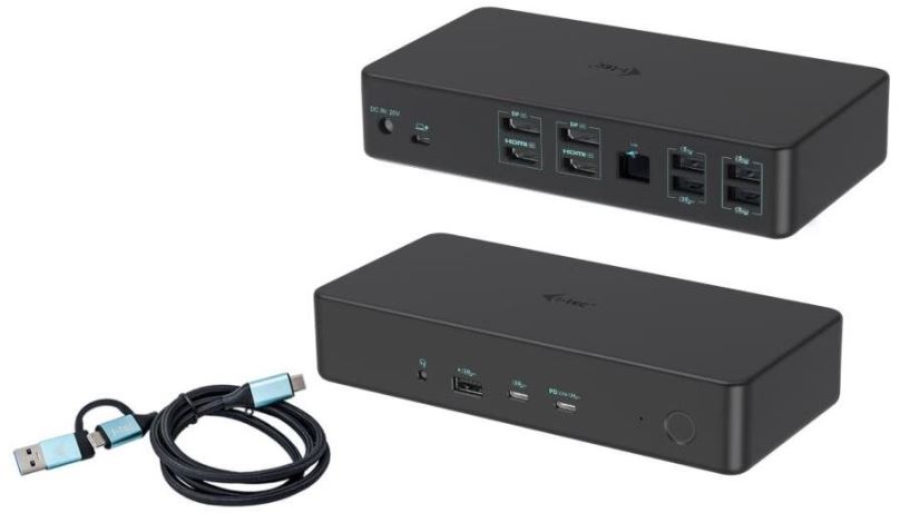 Dokovací stanice i-tec USB 3.0/USB-C/Thunderbolt 3 Professional Dual 4K Display Docking Station Gen2, PD 100W