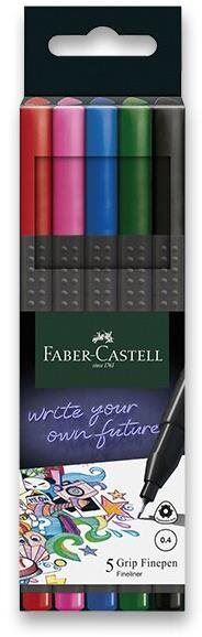 Linery FABER-CASTELL Grip, 5 barev