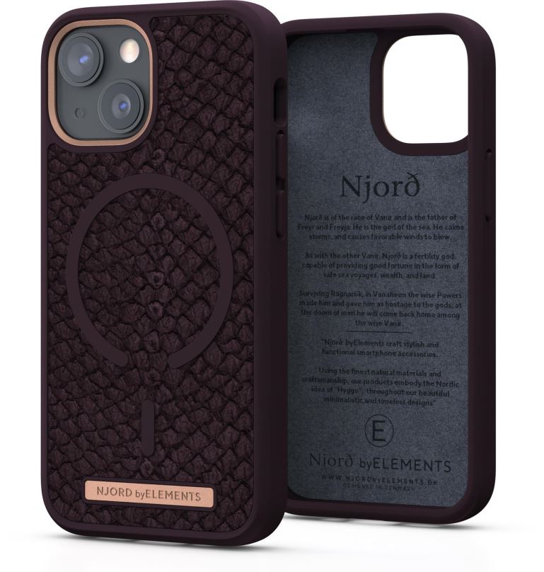 Kryt na mobil Njord Eldur Case for iPhone 13 Mini Purple