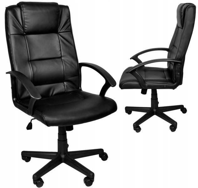 Kancelářská židle MALATEC 8982 EKO kůže, černá