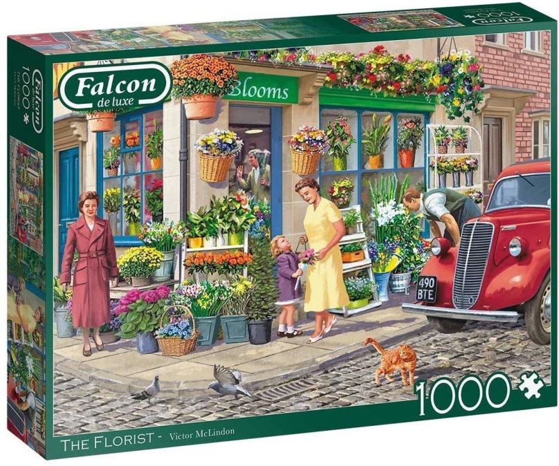 Puzzle Falcon Puzzle Květinářka 1000 dílků