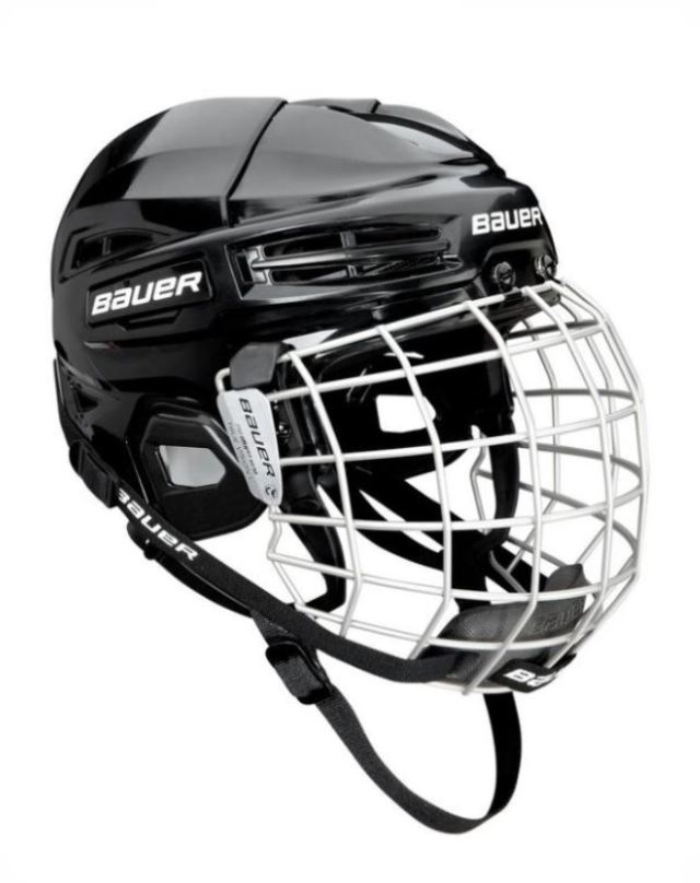 Hokejová helma Bauer IMS 5.0 Combo 2019 SR, bílá, Senior, vel. S, 52-57cm