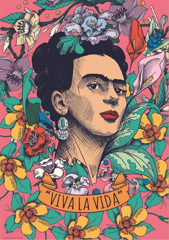 Puzzle Educa Puzzle Frida Kahlo: Viva la vida 500 dílků
