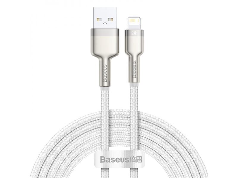 Baseus Cafule Series nabíjecí / datový kabel Lightning 2,4A 2m bílá