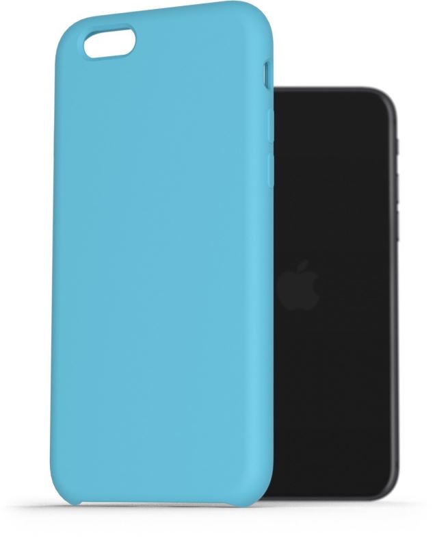 Kryt na mobil AlzaGuard Premium Liquid Silicone Case pro iPhone 7 / 8 / SE 2020 / SE 2022 modré