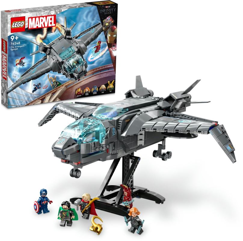 LEGO stavebnice LEGO® Marvel 76248 Stíhačka Avengers Quinjet