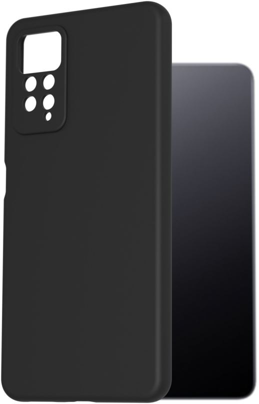 Kryt na mobil AlzaGuard Premium Liquid Silicone Case pro Xiaomi Redmi Note 11 Pro černé