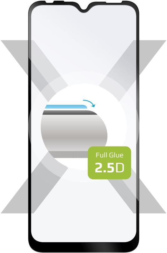 Ochranné sklo FIXED FullGlue-Cover pro Infinix Smart 6 černé