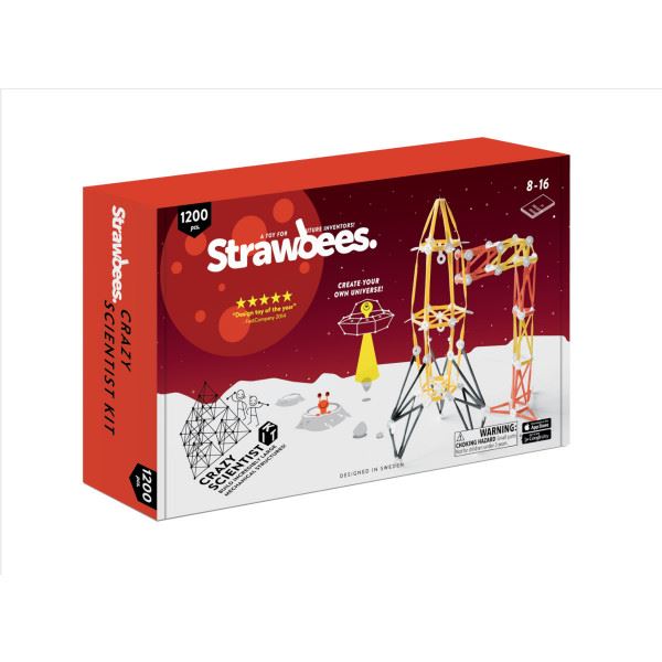 Strawbees Crazy Scientists Kit – sada Geniální vědec