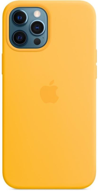 Kryt na mobil Apple iPhone 12 Pro Max Silikonový kryt s MagSafe - slunečnicový