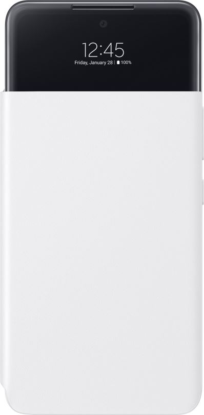 Pouzdro na mobil Samsung Galaxy A53 5G Flipové pouzdro S View bílé