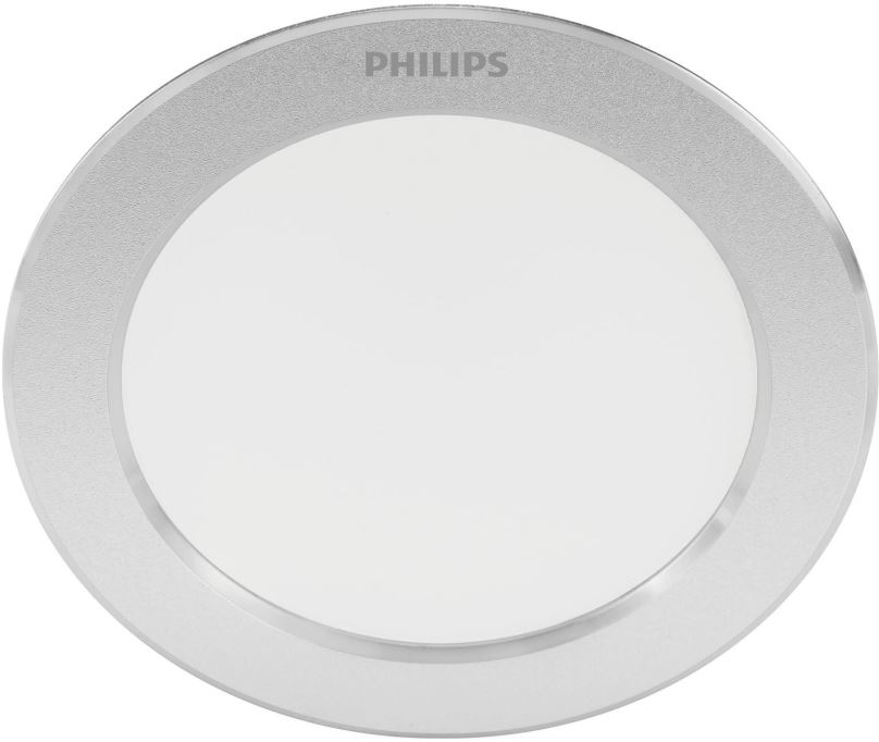 Philips Diamond Cut DL251 LED zápustné bodové svítidlo 1x 3,5W | 300lm | 2700K - ochrana EyeComfort, stříbrná