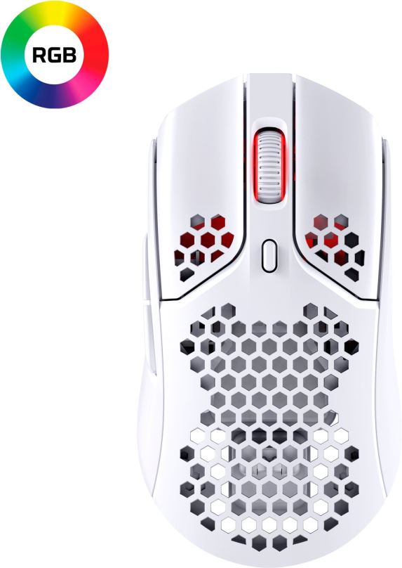 Herní myš HyperX Pulsefire Haste Wireless Gaming Mouse White