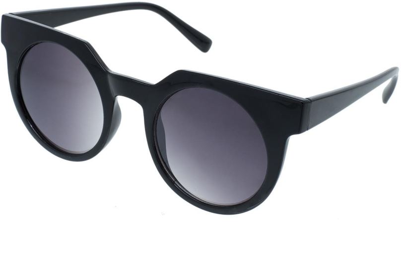 Brýle OEM Dámské sluneční brýle, oválné, French, černéá obroučky, kouřová skla