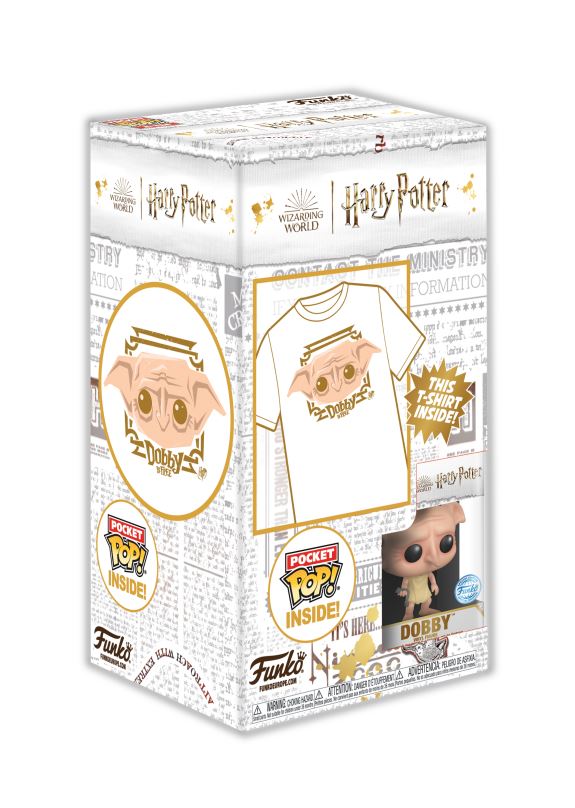 Funko Pkt Pop&Tee: HP- Dobby- L(KD)