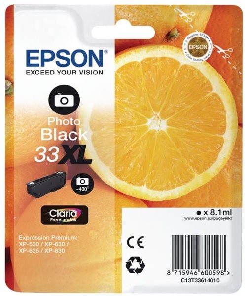 Cartridge Epson T3361 foto černá