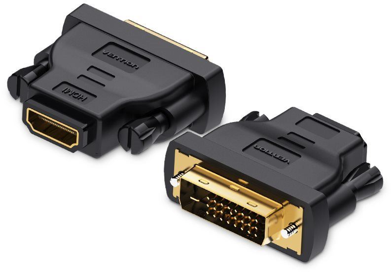 Redukce Vention DVI (DVI-D 24+1) Male to HDMI Female Adapter Black