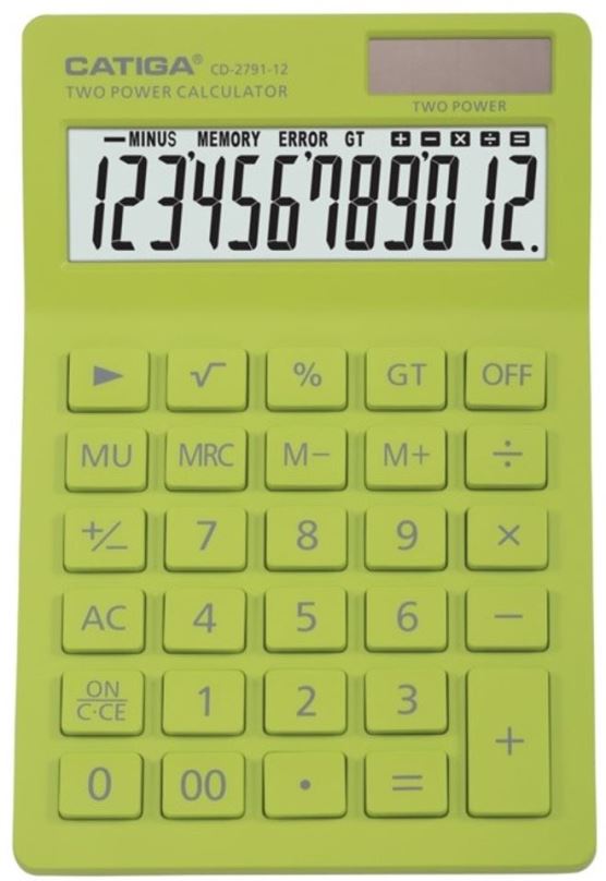 Kalkulačka CATIGA CD-2791 zelená