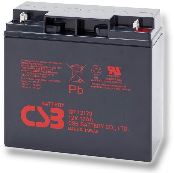 Baterie pro záložní zdroje CSB GP12170, 12V, 17Ah