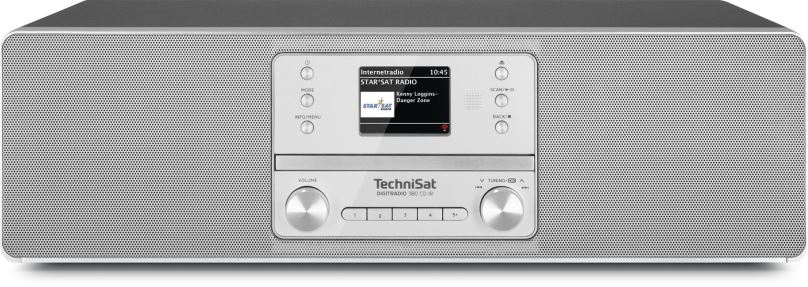 Rádio TechniSat DIGITRADIO 380 CD IR, silver
