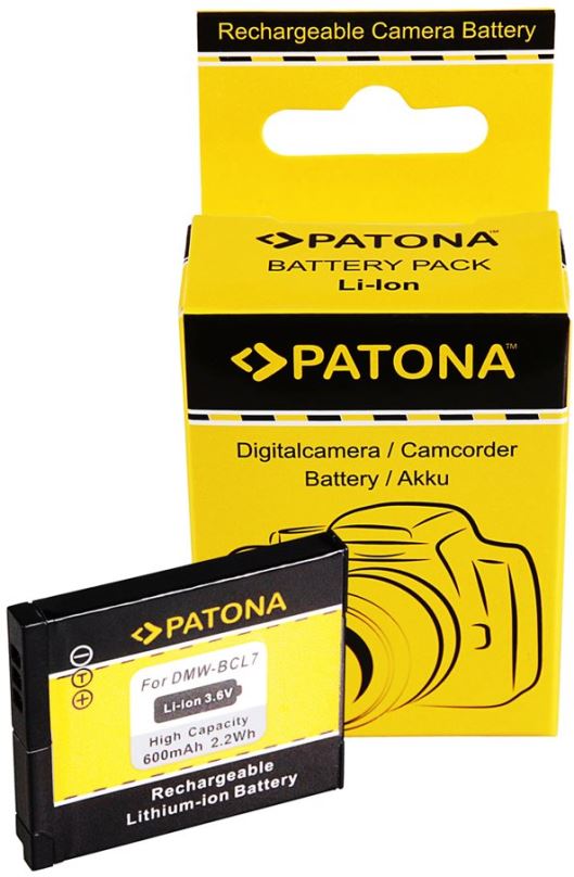 Baterie pro fotoaparát PATONA pro Panasonic DMW-BCL7E 600mAh