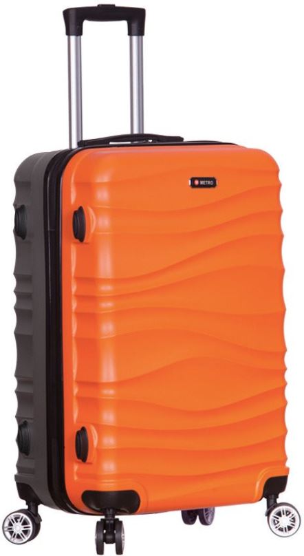 Cestovní kufr Metro LLTC1/3-M - oranžová/šedá