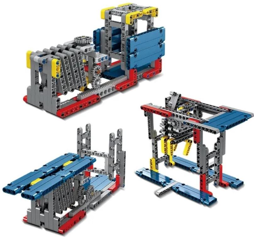 Stavebnice Keyestudio Arduino LEGO díly: skládací most + skládací schody + žaluzie