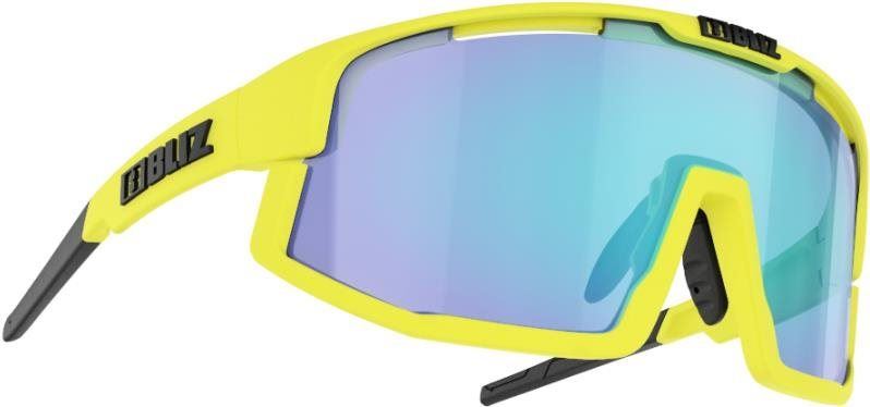 Cyklistické brýle Bliz VISION Matt Yellow Smoke w Blue Multi Cat.3