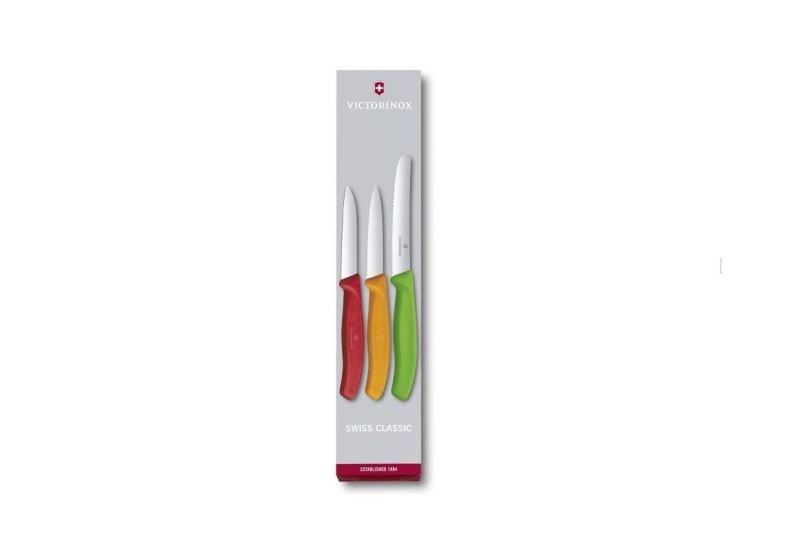 Sada nožů Victorinox sada nožů na zeleninu 3ks Swiss Classic plast barevný