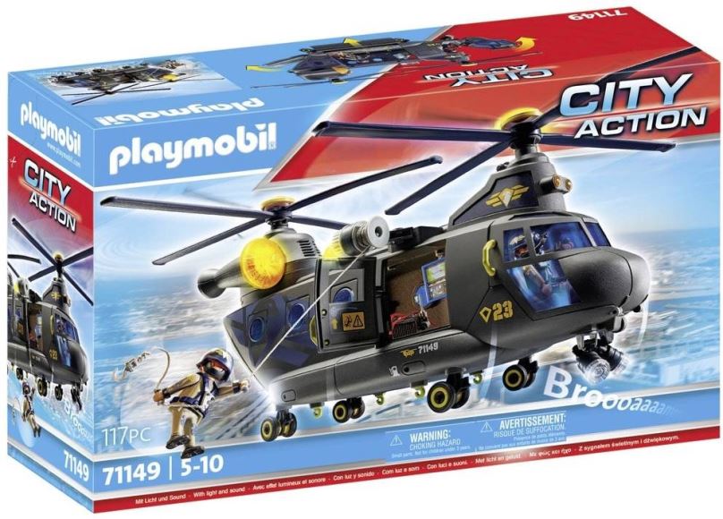 Stavebnice Playmobil 71149 Záchranářská helikoptéra speciální jednotky