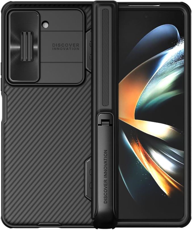Kryt na mobil Nillkin CamShield FOLD Stand Zadní Kryt pro Samsung Galaxy Z Fold 5 Black