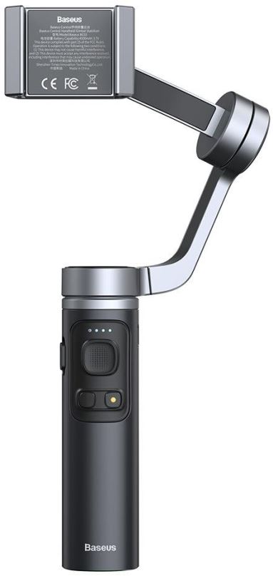 Držák na mobilní telefon Baseus skládací kardanový stabilizátor pro telefony tmavě šedá