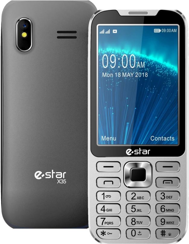 Mobilní telefon eSTAR X35 stříbrný