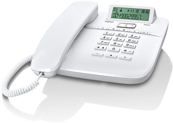 Telefon pro pevnou linku Gigaset DA610 White