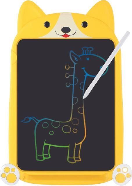 Elektronická kreslicí tabulka Dětský 10" tablet - žlutý pes