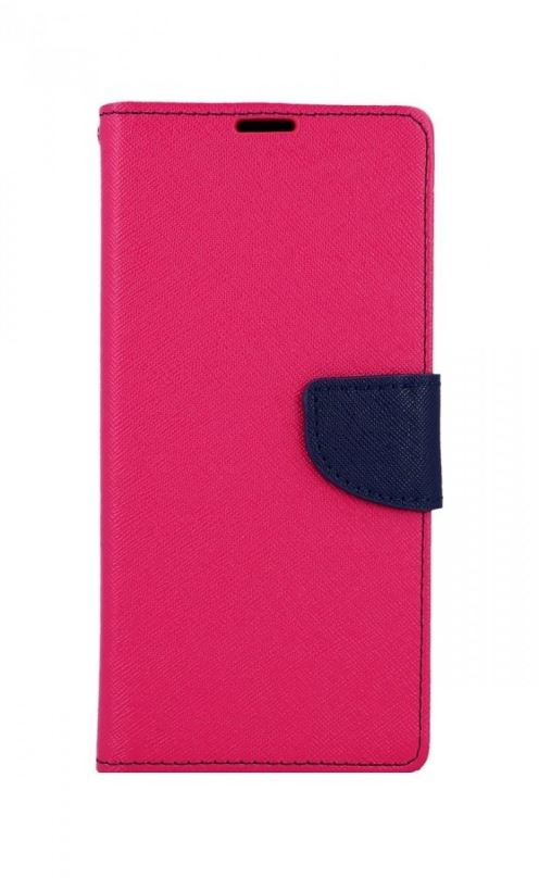 Pouzdro na mobil TopQ Samsung A12 knížkové růžové 56172