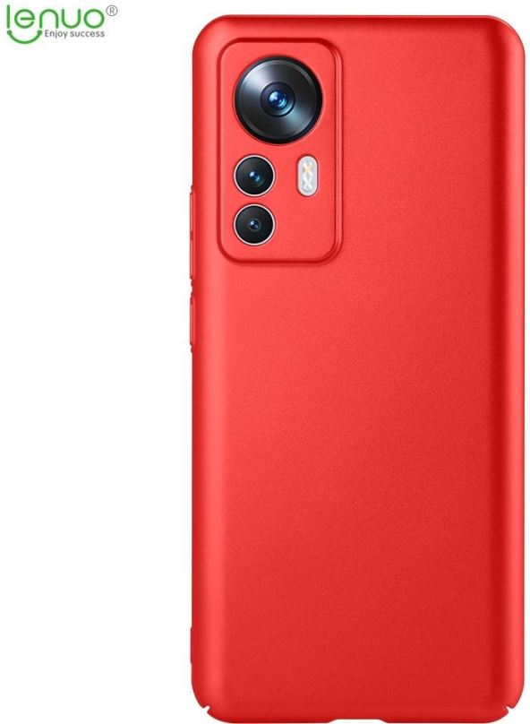 Kryt na mobil Lenuo Leshield obal pro Xiaomi 12T, červená