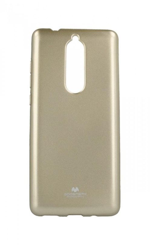 Pouzdro na mobil Mercury Nokia 5.1 silikon zlatý 33274