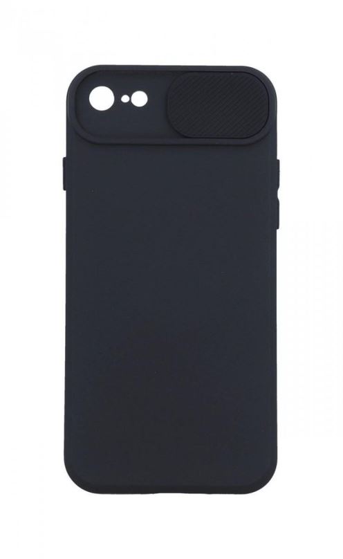 Kryt na mobil TopQ Kryt Camshield Soft iPhone SE 2022 černý 76443