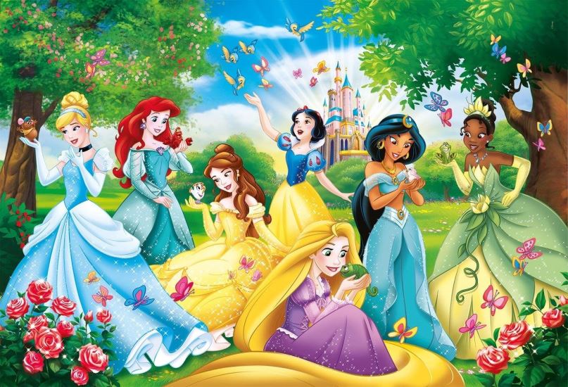Puzzle Clementoni Puzzle Disney princezny MAXI 60 dílků