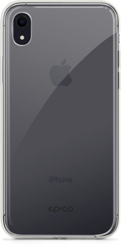 Kryt na mobil Epico Twiggy Gloss pro iPhone XR - bílý transparentní