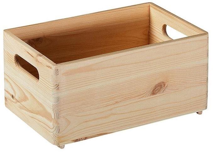 Úložný box Kesper Víceúčelová dřevěná bedýnka 40 x 30 x 23 cm