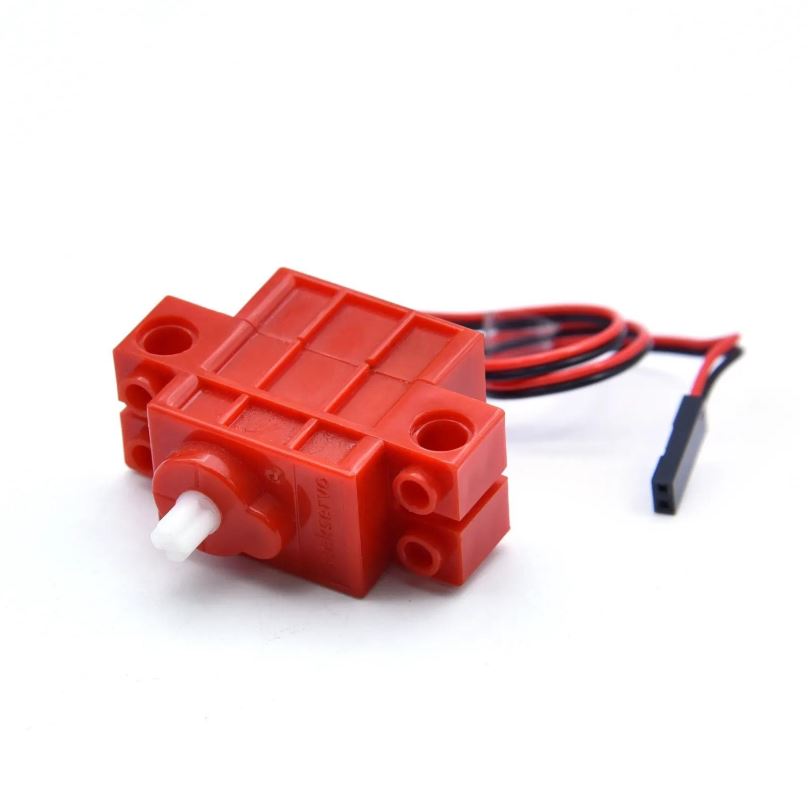 Stavebnice Keyestudio Arduino Lego zpomalovací motor 4.8 V 70RPM červený