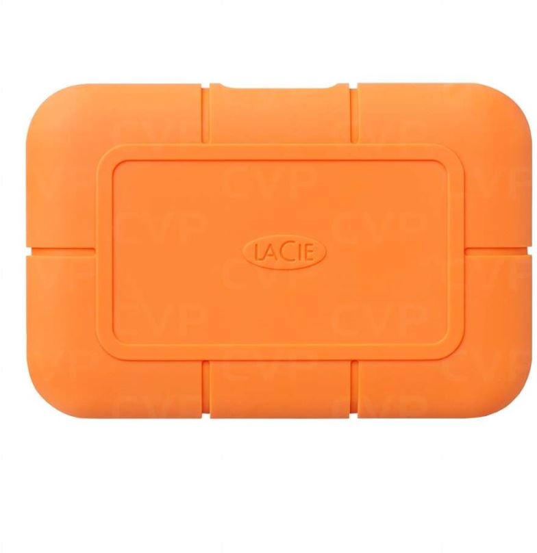 Externí disk Lacie Rugged SSD, oranžový