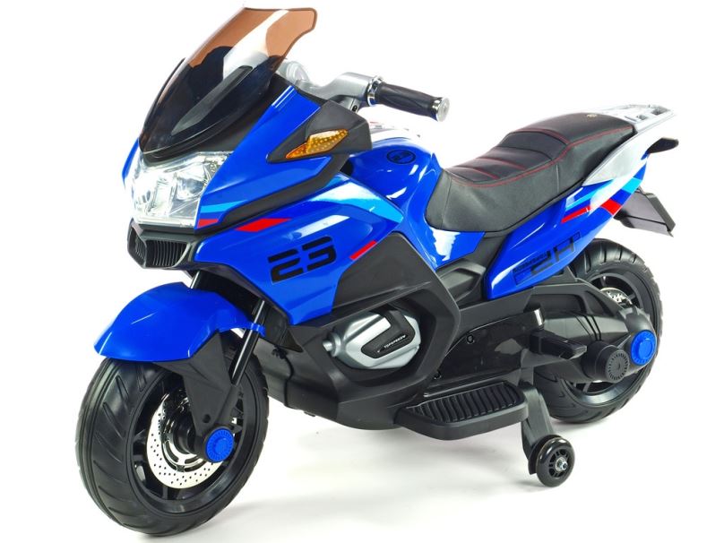 Elektrická motorka pro děti Topspeed, modrá