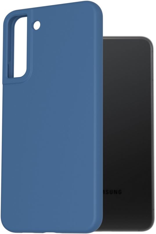 Kryt na mobil AlzaGuard Premium Liquid Silicone Case pro Samsung Galaxy S22 Plus modré