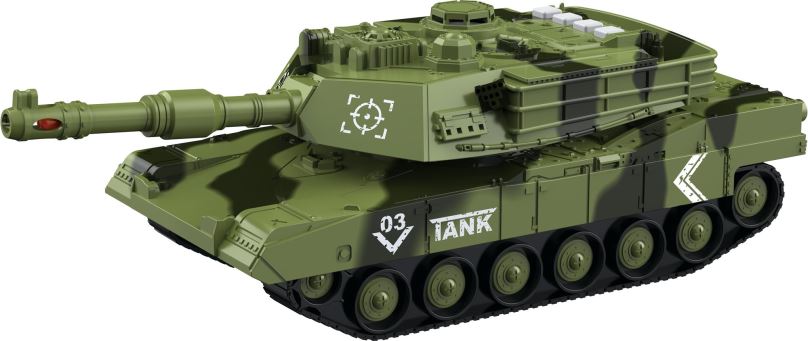 Auto Wiky Tank na setrvačník s efekty 25 cm
