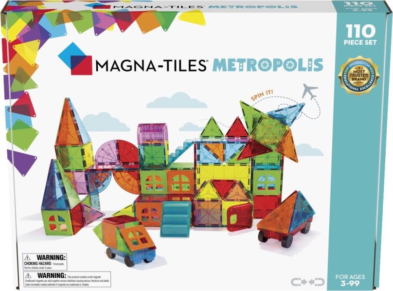 Stavebnice Magna-Tiles - Metropolis 110 ks set