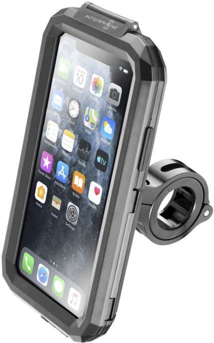 Pouzdro na mobil Cellularline Interphone pro Apple iPhone 11 Pro úchyt na řídítka černý